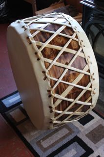 32" Double Weave Powwow Drum